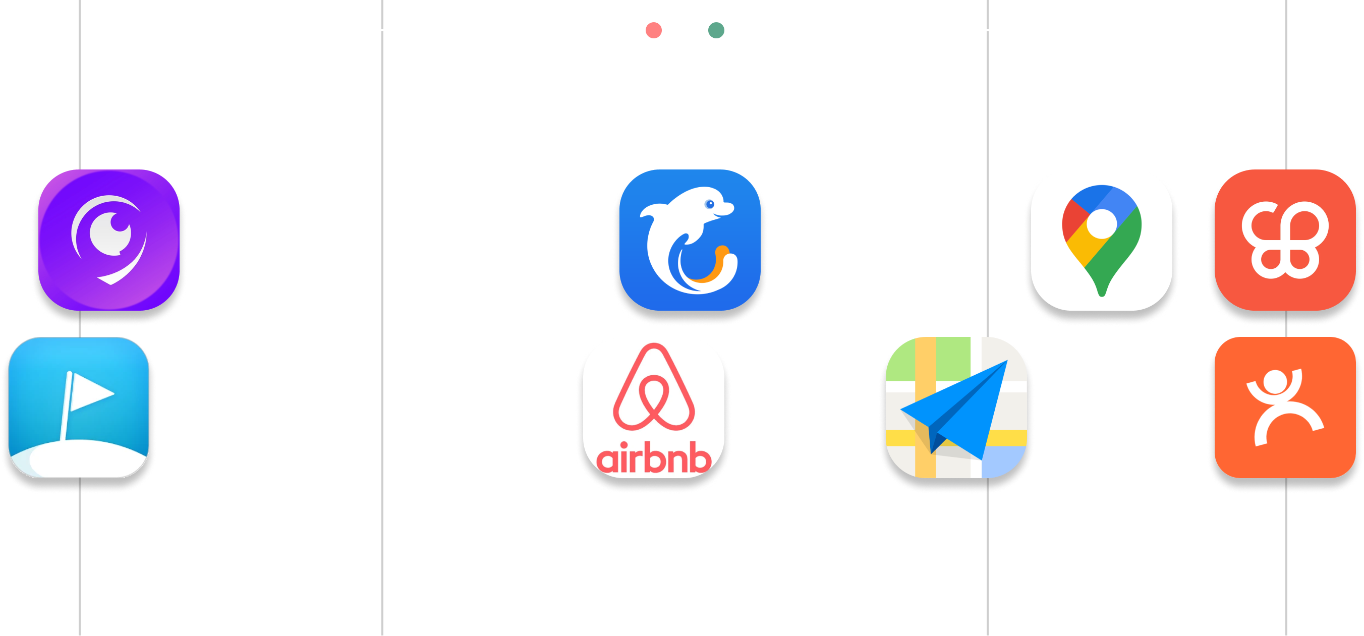 Competitive analysis of map and travel apps