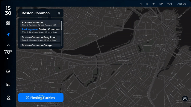 Parking at your destination